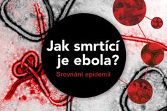 Grafika: Jak velký zabiják je ebola? Srovnání epidemií