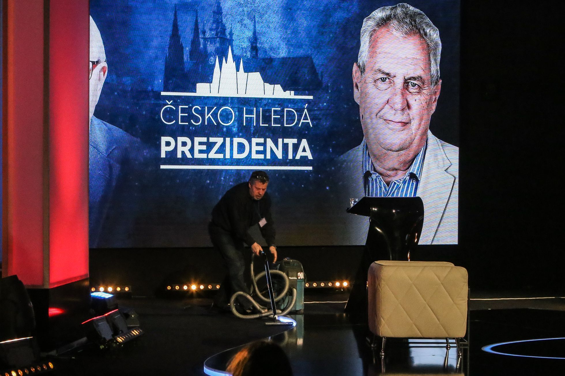 Prezidentská debata Miloše Zemana a Jiřího Drahoše na TV Prima