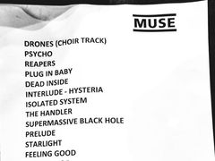 Muse - playlist v Praze