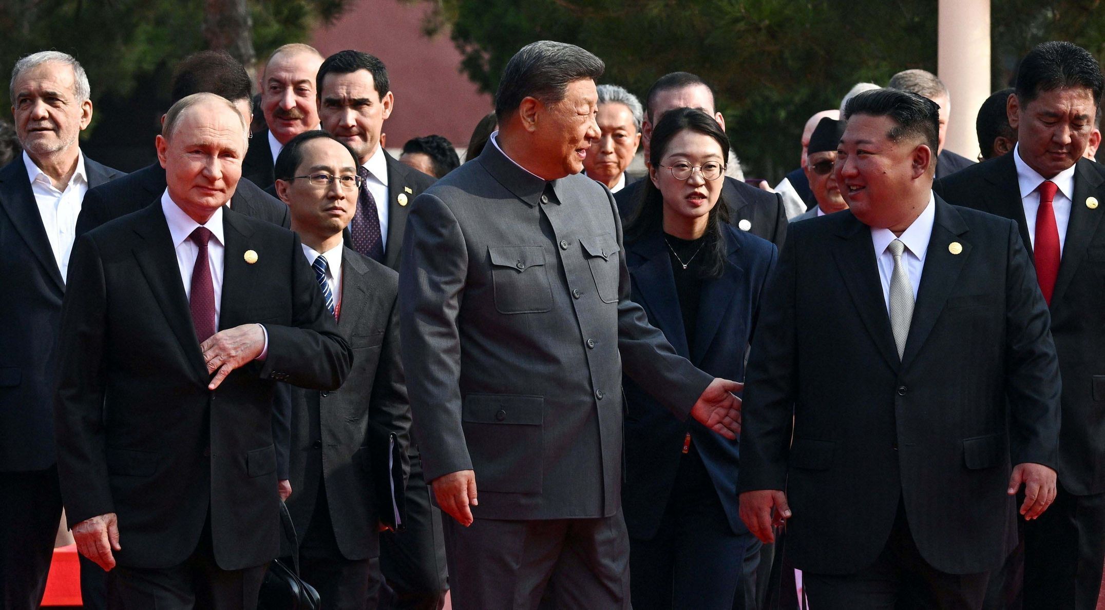 Čína, vojenská přehlídka, Peking. 80. let, 2. světová válka, Putin, Xi, Kim
