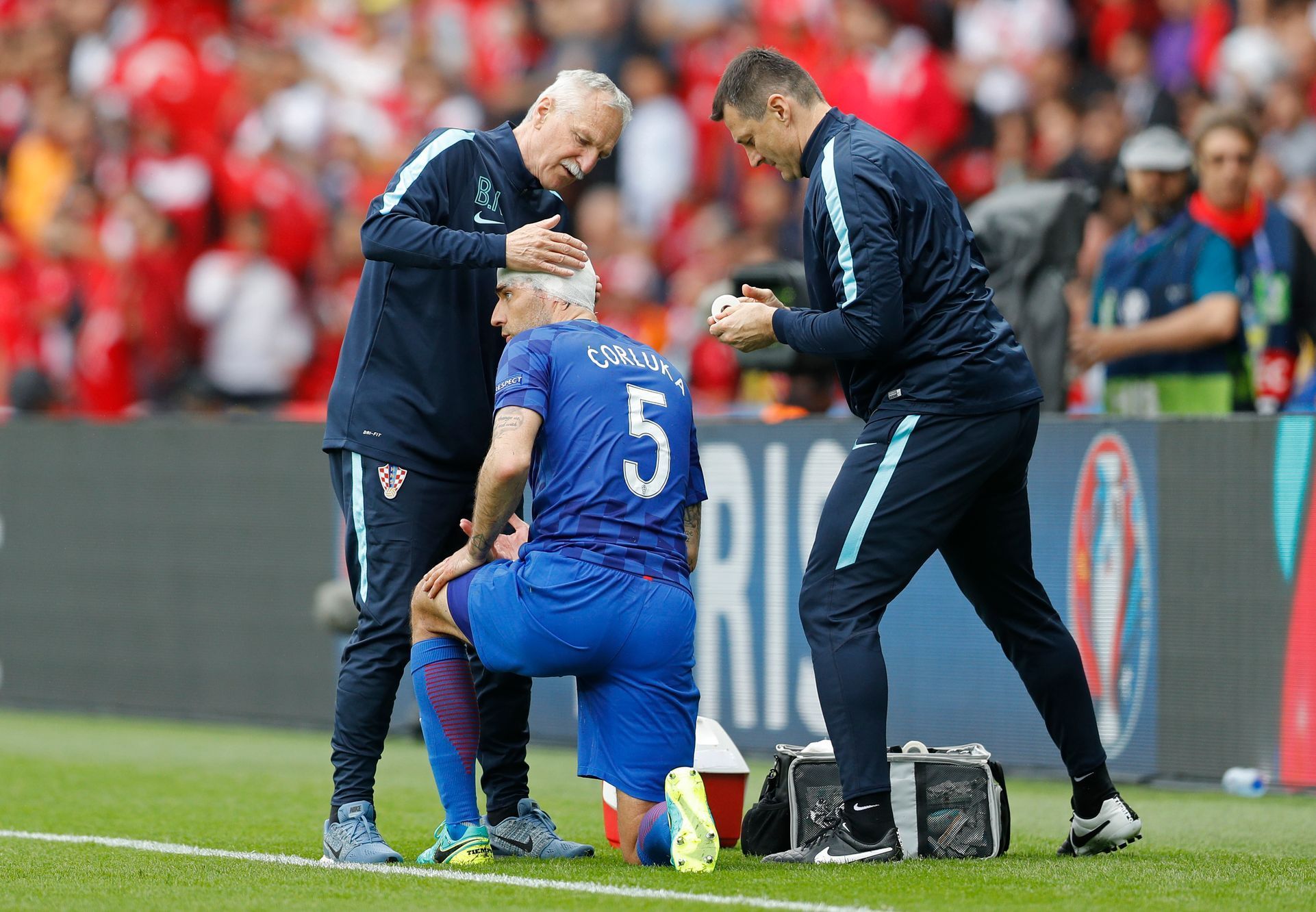 Euro 2016: Turecko-Chorvatsko: ošetřovaný Vedran Čorluka