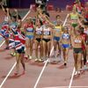 Sedmibojařky po závěrečné disciplíně, atletika na olympijských hrách v Londýně 2012