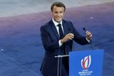 Slavností projev na úvod turnaje přednesl francouzský prezident Emmanuel Macron, kterého ale z hlediště doprovázel hlasitý pískot.