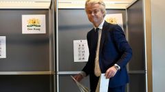 Geert Wilders volí v nizozemských volbách.