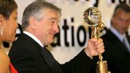 Robert de Niro s křišťálovým glóbem.