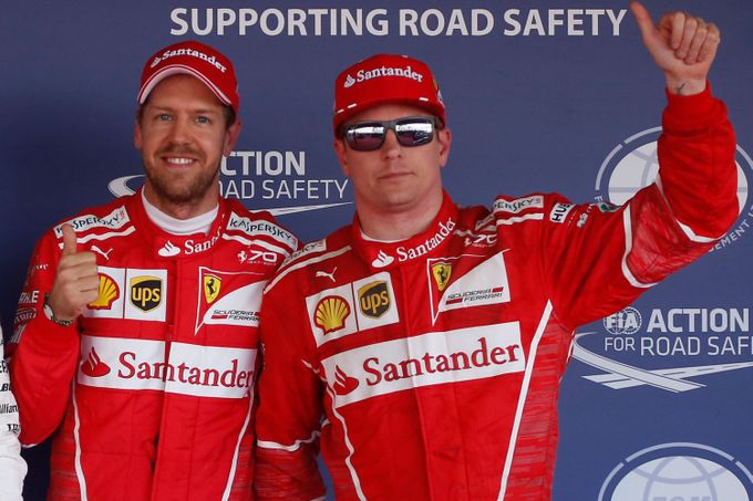 F1, VC Ruska 2017: Sebastian Vettel a Kimi Räikkönen, Ferrari