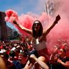 Fanoušci Liverpoolu v ulicích Madridu před finále Ligy mistrů Tottenham - Liverpool