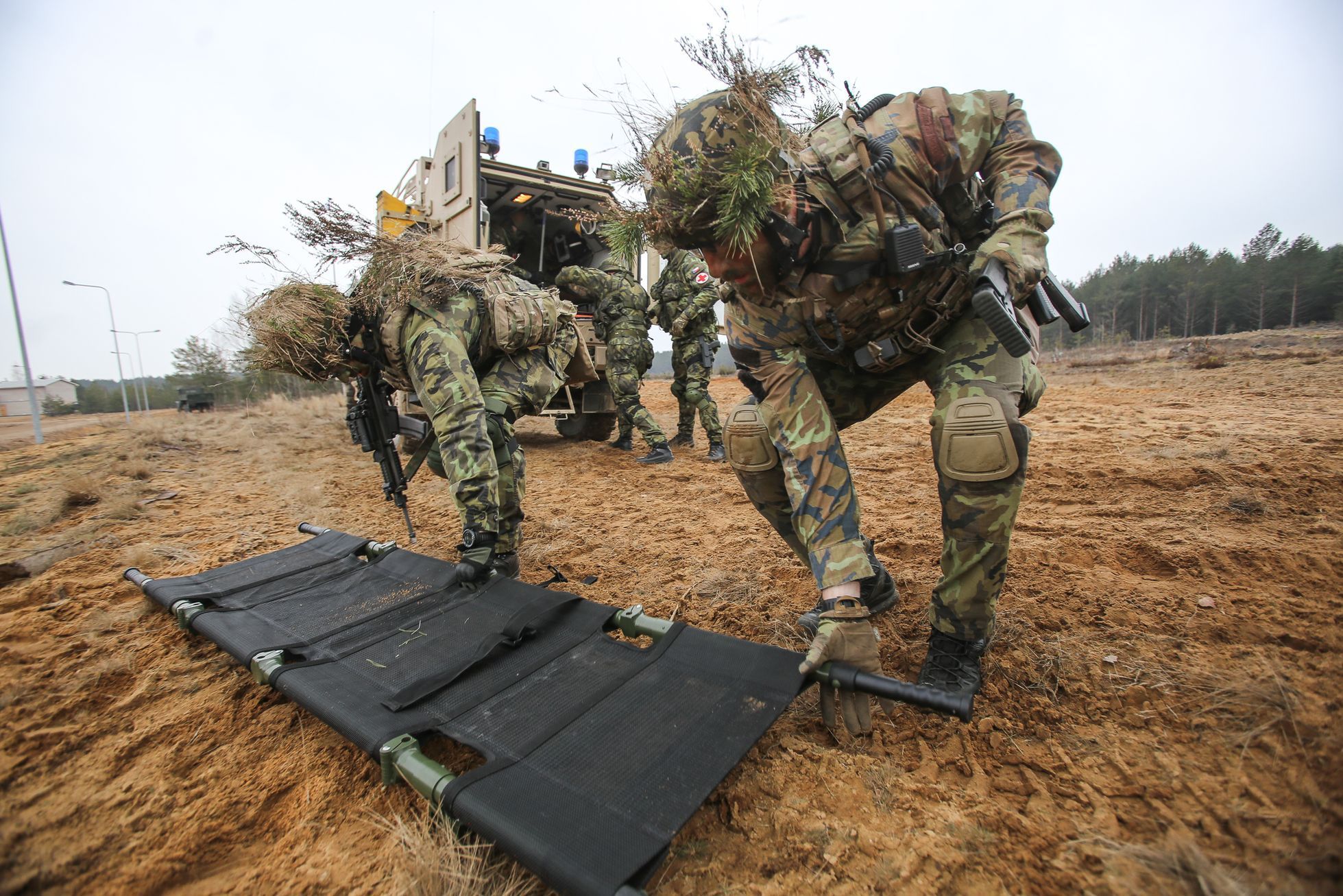 Česká armáda na cvičení NATO v Litvě