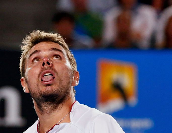 Stanislas Wawrinka v semifinále Australian Open 2014