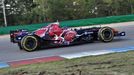 Ingo Gerstl v monopostu formule 1 Toro Rosso z roku 2006 v Brně