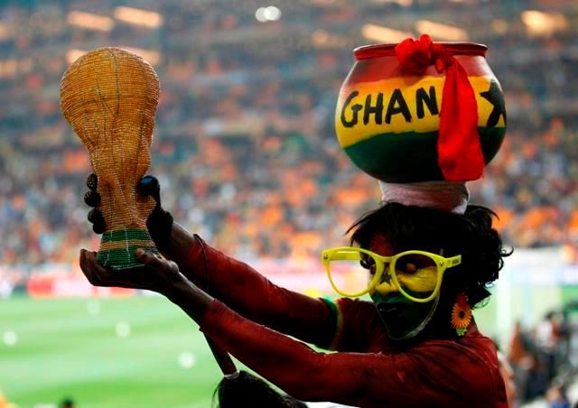 MS 2010: Ghana - Uruguay (fanoušci)