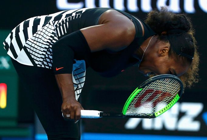 Serena Williamsová ve finále Australian Open 2017