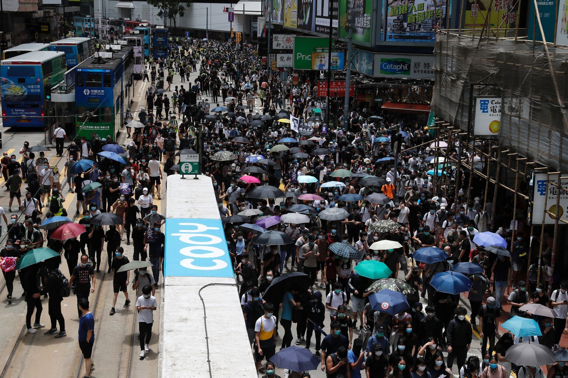 hongkong demonstrace bezpečnostní zákon čína