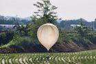 Jižní Korea obvinila KLDR, že nad její území vyslala balóny s odpadky a výkaly
