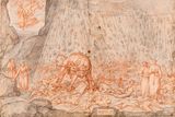 Na Zuccariho ilustraci k Božské komedii je trojhlavý pes Kerberos střežící vchod do podsvětí.