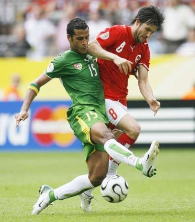 Togo - Švýcarsko: Romao, Wicky