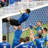Euro 2016, Itálie-Španělsko: Gianluigi Buffon slaví vítěztsví