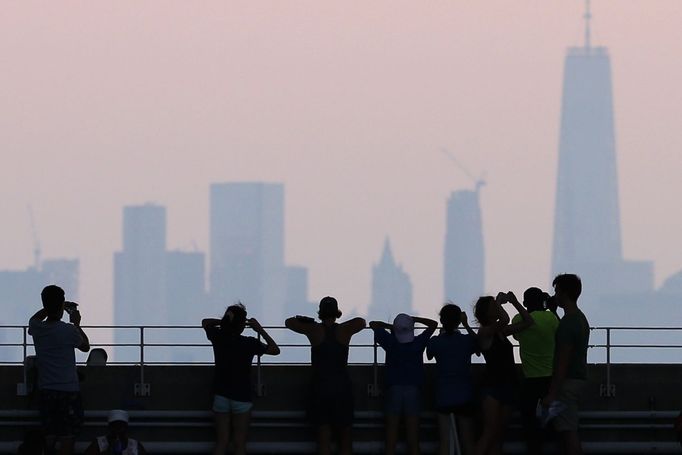 US Open 2015: fanoušci hledí na Manhattan