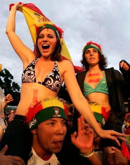 Španělské fanynky