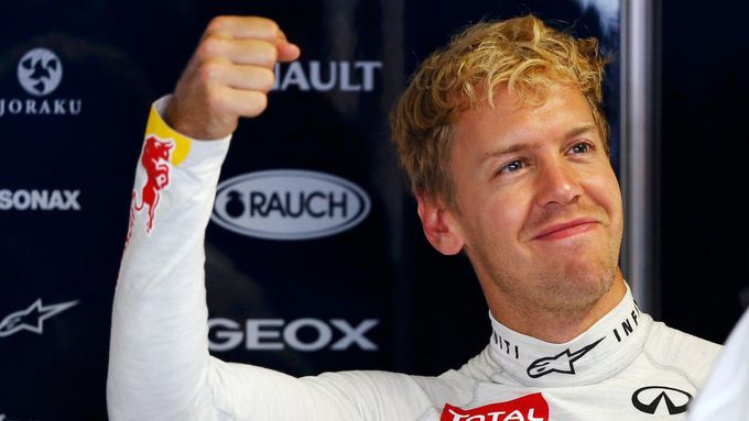Sebastian Vettel může být po pátku v Monze spokojený.