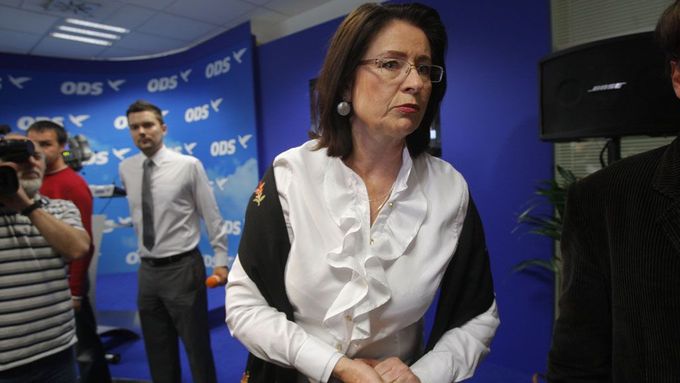 Předsedkyně Poslanecké sněmovny Miroslava Němcová.