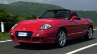 Fiat Barchetta (rok 1997, najeto 270 000 km, cena 50 000 Kč) - Jeden z nejlevnějších otevřených vozů na českém trhu s ojetinami sice trápí problémy se zatékáním nebo elektronikou, ale jejich řešení není až zas tak nákladné. Ideál pro krizi středního věku, když řidič nemá na rozhazování.