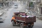 Další den příměří u Aleppa skončil bez evakuce i pomoci, pak začala dělostřelba