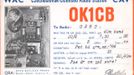 OK1CB QSL lístek za QSO 7. 10. 1936