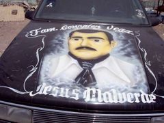 Mexičtí drogoví dealeři mají i svého patrona. Je jím "svatý" Jesús Malverde.
