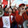Olympijská pochodeň v San Franciscu