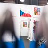Česká šatna na MS v hokeji 2025 v Herningu