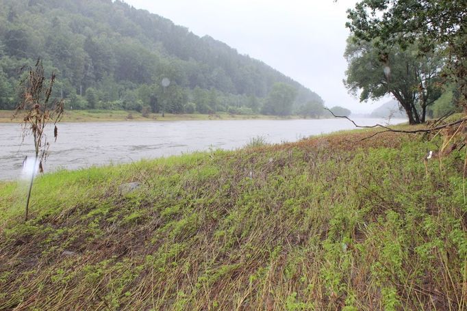 Bad Schandau měsíc po povodni.