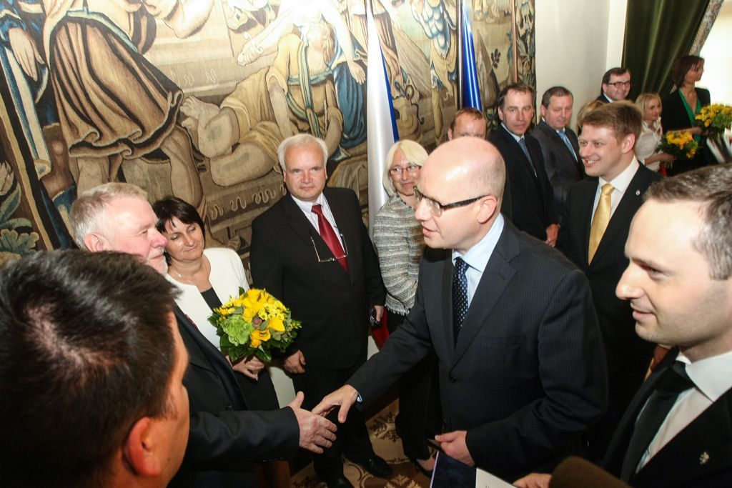 Setkání Bohuslava Sobotky s novými europoslanci