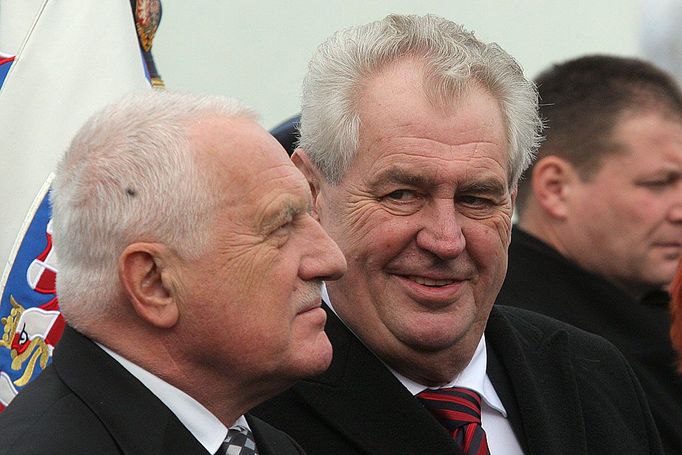 Václav Klaus a Miloš Zeman. Ilustrační foto