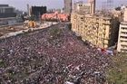 Proti Mubarakovi demonstrovali dnes Egypťané i v Praze