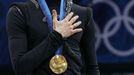 Evan Lysacek se zlatou medailí