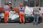 Bottas boural. Na pole position se v Mexiku u zeleného stolu dostal  Leclerc