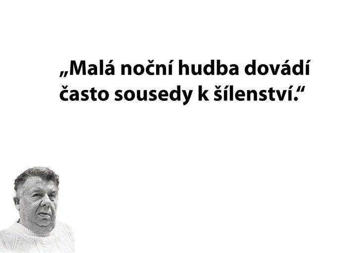 Citát spisovatele a humoristy Miloslava Švandrlíka.