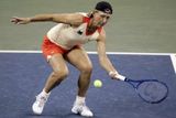 Martina Navrátilová v posledním zápase své kariéry, při vítězném finále smíšené čtyřhry na US Open
