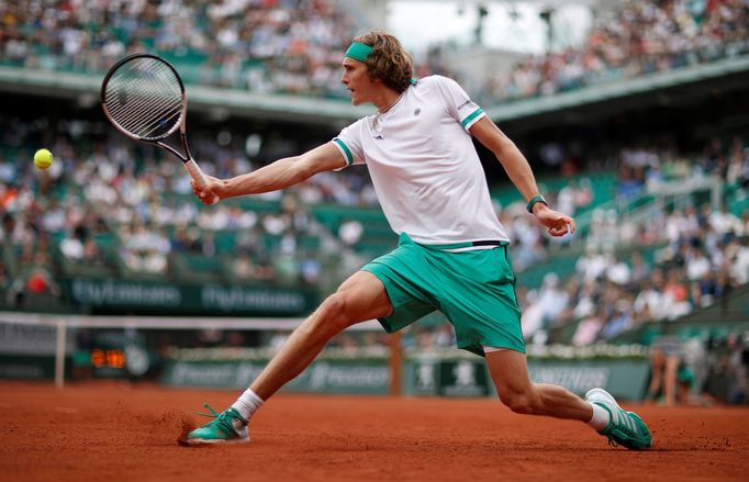 Alexander Zverev na French open 2017