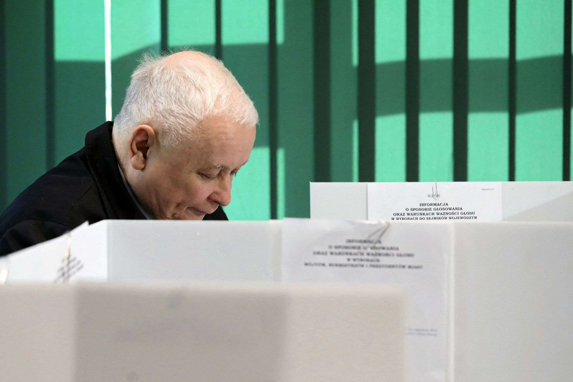Polsko volby Jaroslaw Kaczyński