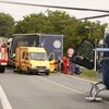 Hasiči vystřihávali řidiče dodávky, kterou srazil kamion