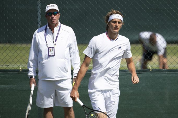 Ivan Lendl a Alexander Zverev