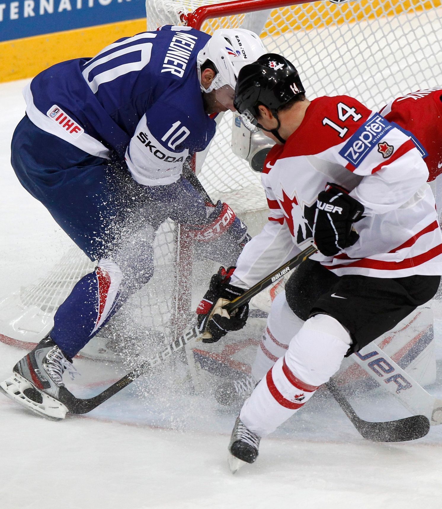 Jordan Eberle v utkání Kanada - Francie