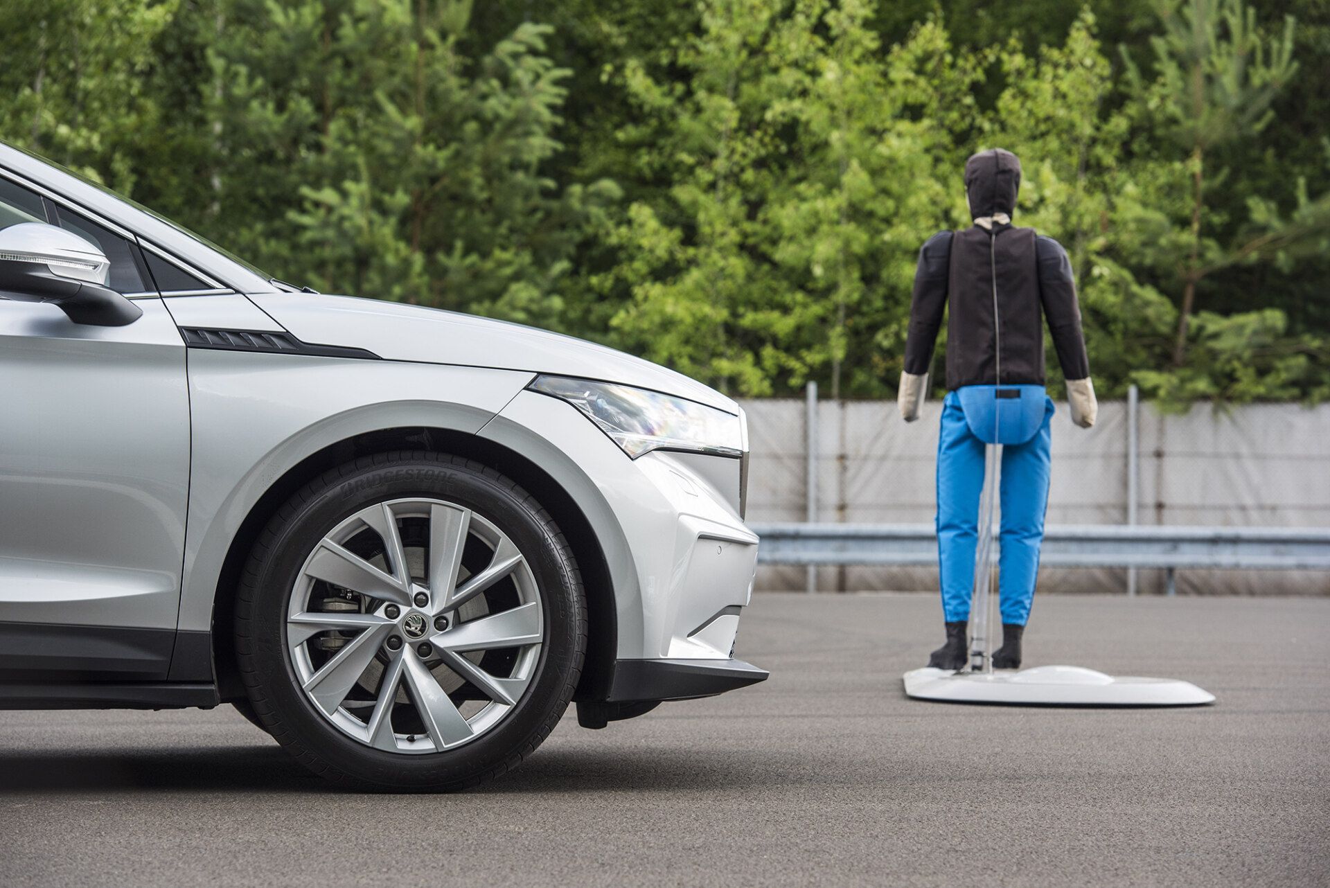 Jízdní asistenty, testování Škoda Auto 2023