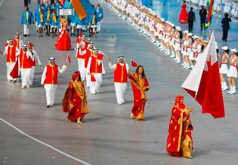 Al-Gassrová, Bahrajn, olmypiáda, peking, slavnostní zahájení