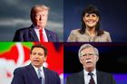 Kolaz - Donald Trump, Niki Haley, Ron DeSantis, John Bolton