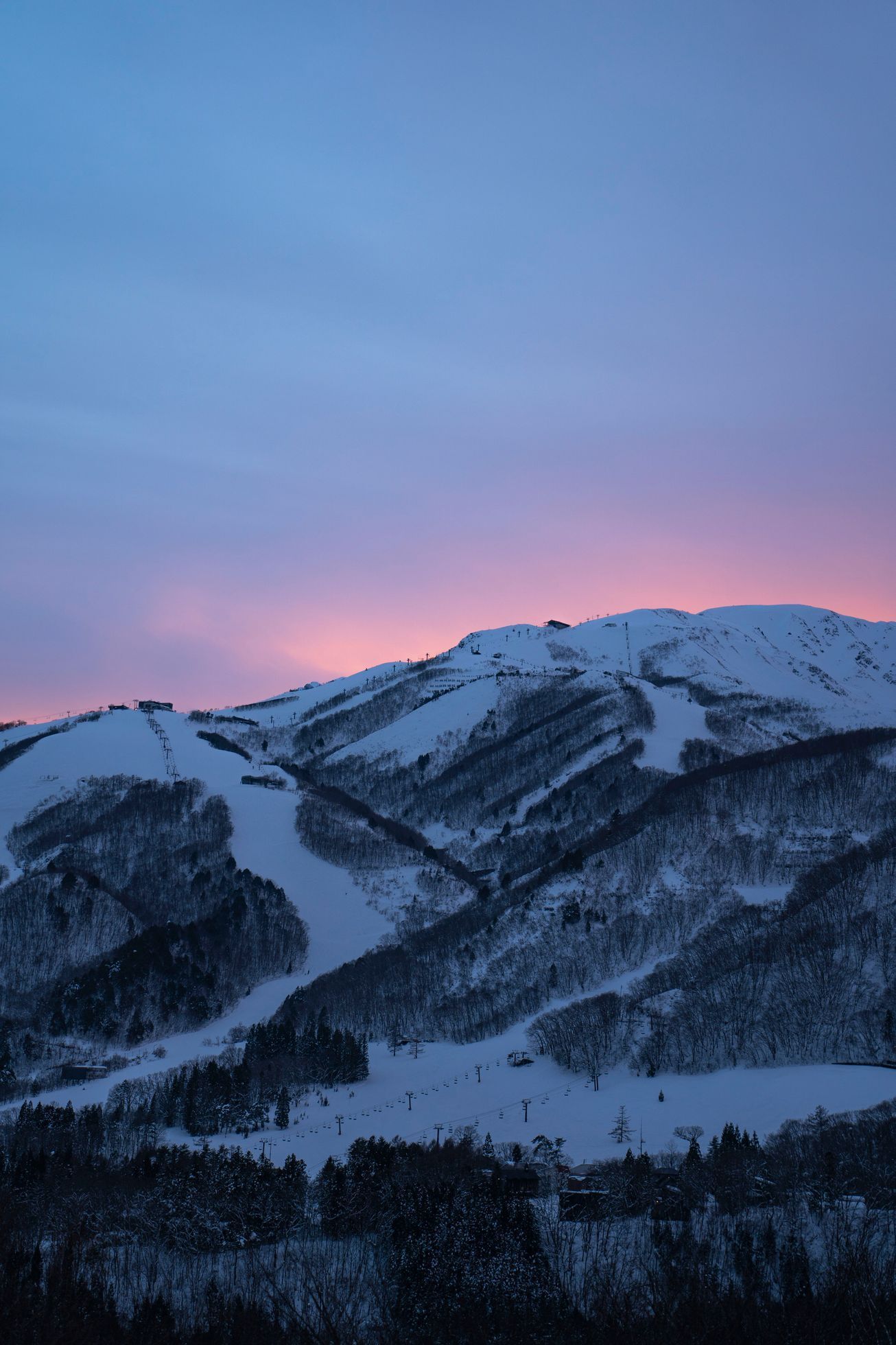 japonsko lyžování hakuba