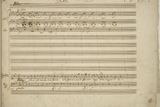 Rozepsané noty opery Figarova svatba od W. A. Mozarta z roku 1786.