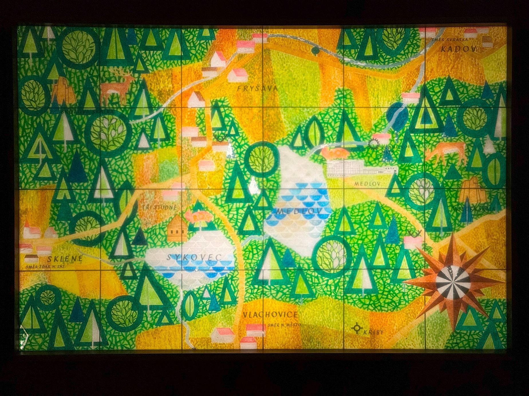 hotel medlov obraz mapa